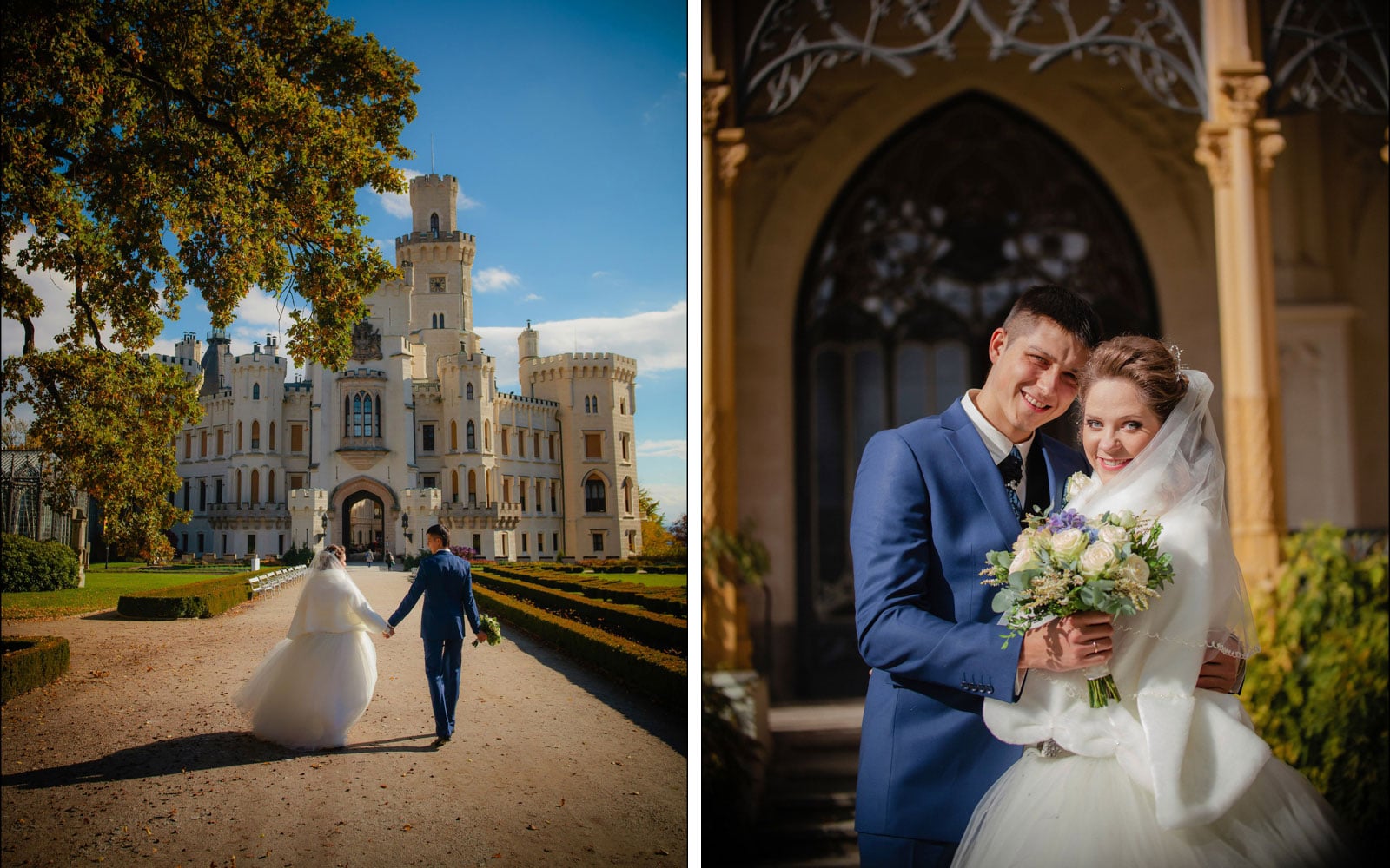 Castle Hluboka nad Vltavou weddings / O & A / wedding photography