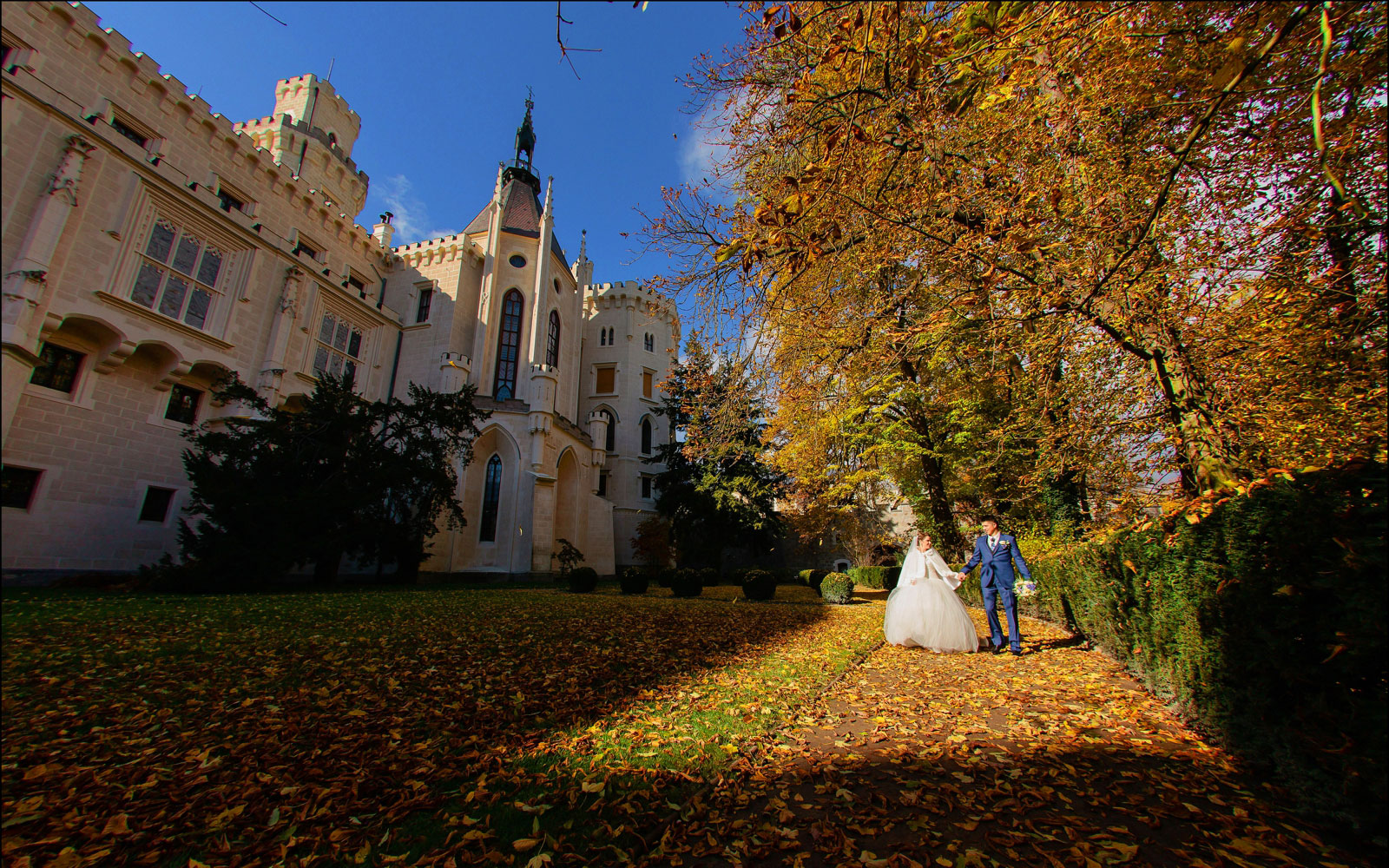 Castle Hluboka nad Vltavou weddings / O & A / wedding photography