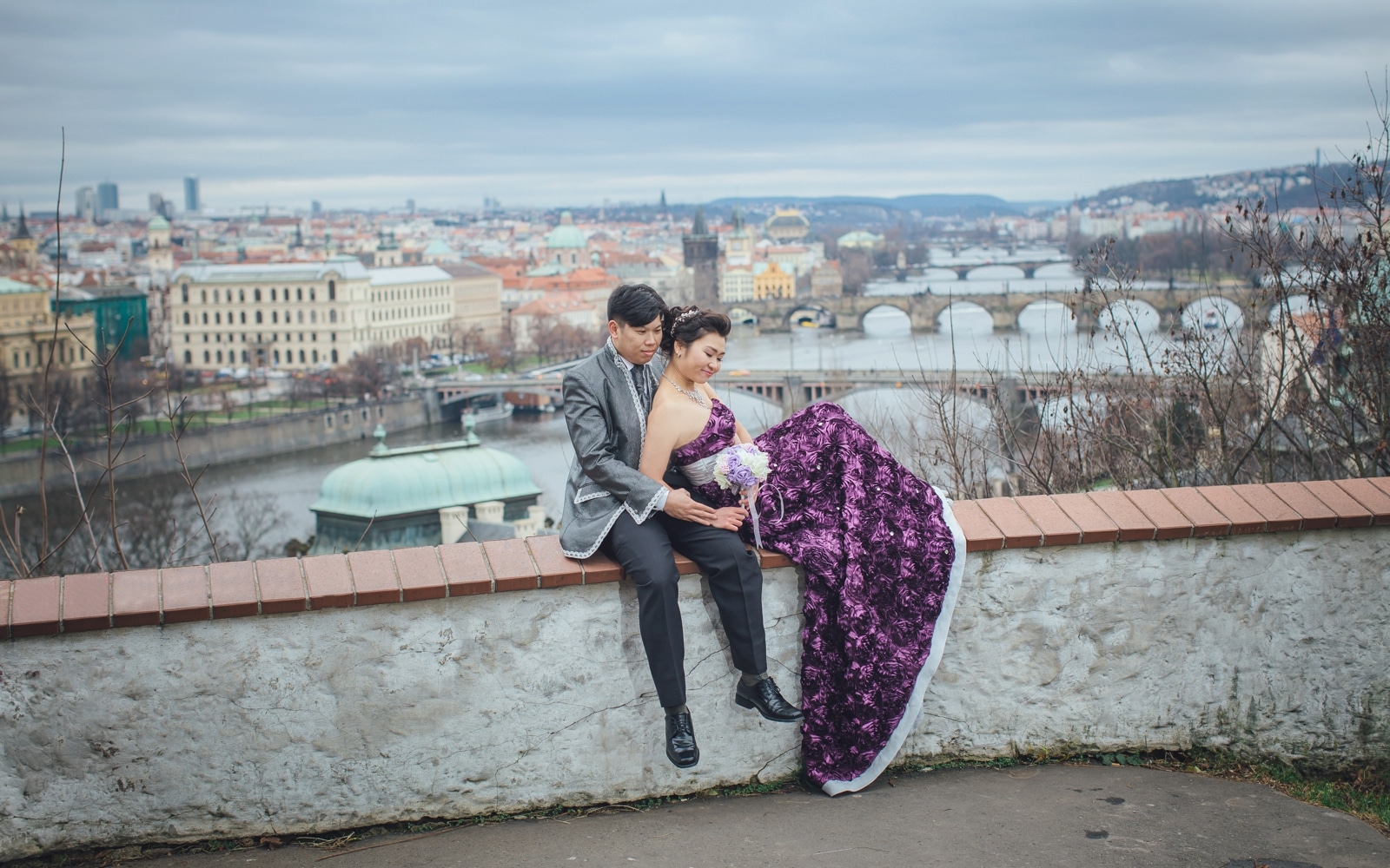 Prague pre weddings / Schee & Mr. Chan / portrait session in Prague