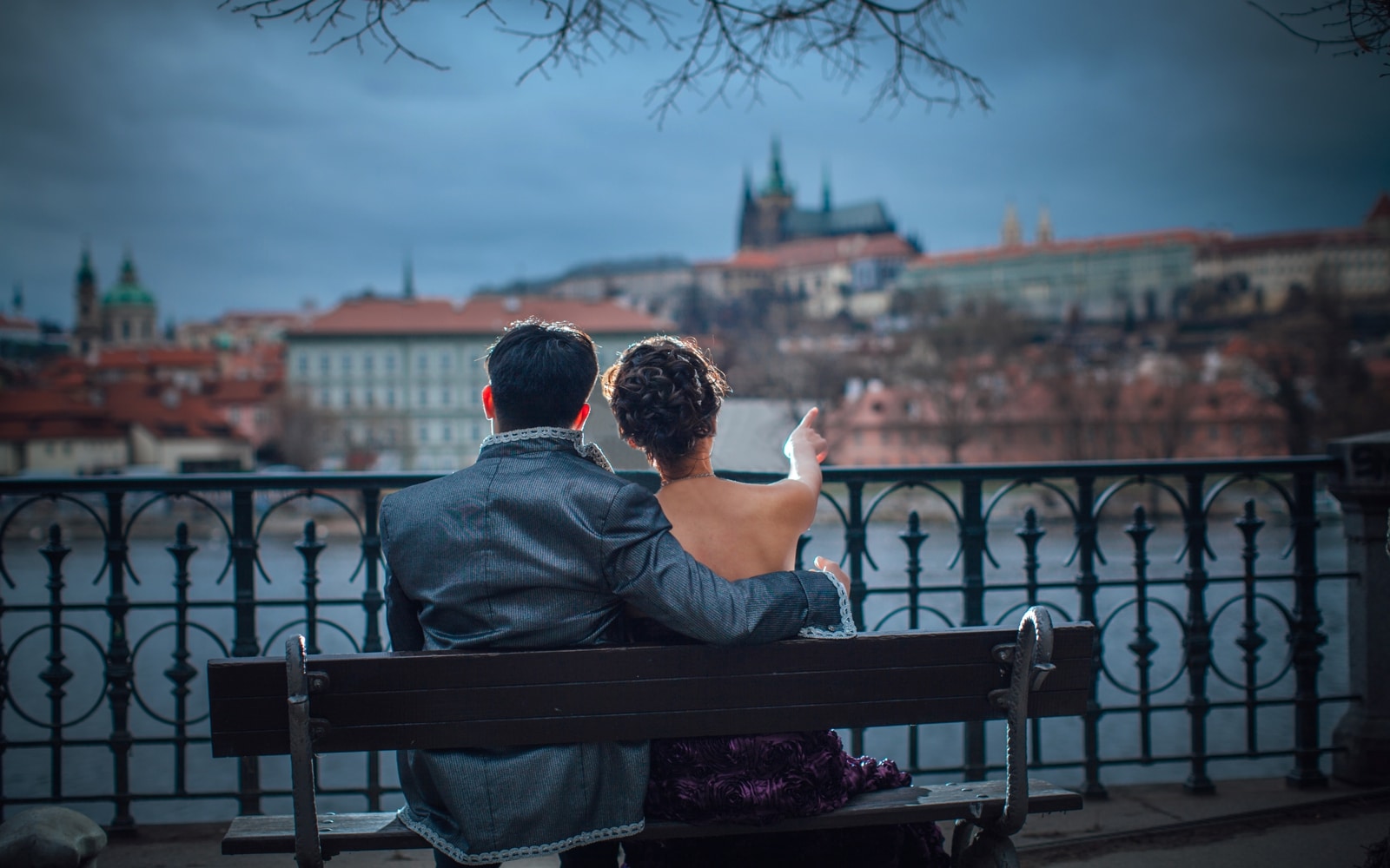 Prague pre weddings / Schee & Mr. Chan / portrait session in Prague