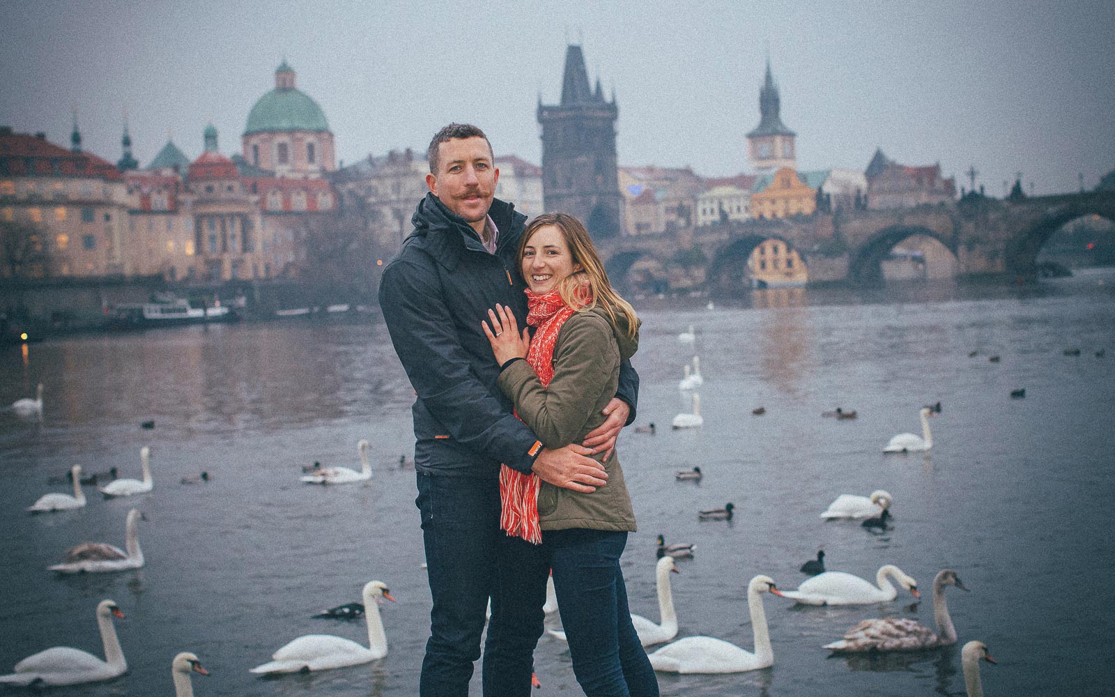 marriage proposal prague: N & J / photography session