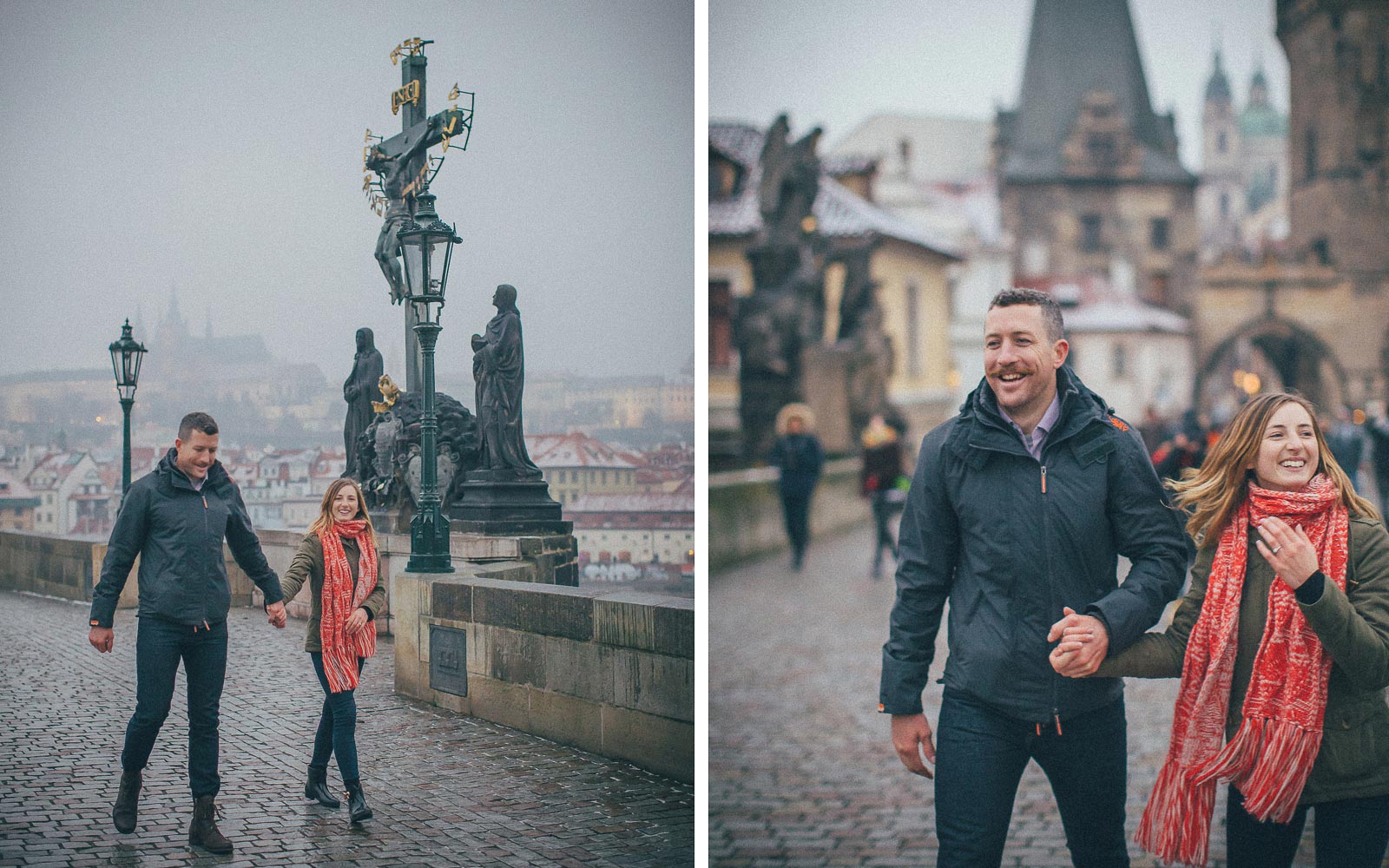 marriage proposal prague: N & J / photography session