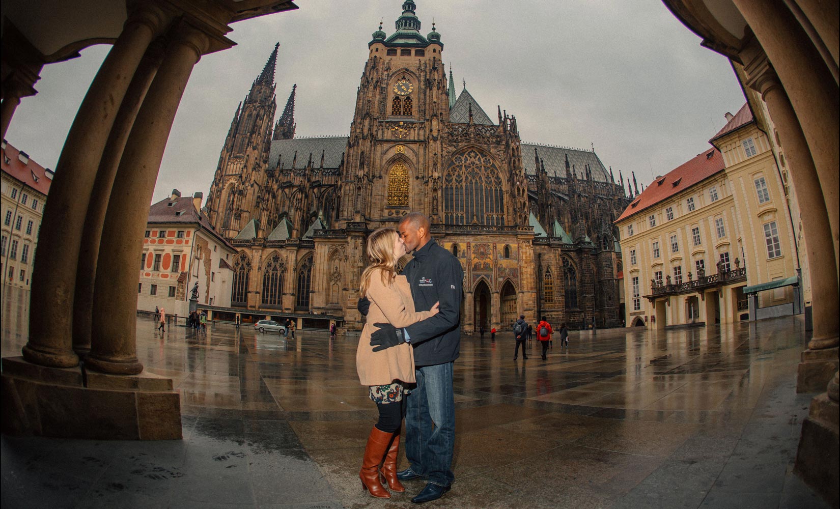 Prague Castle marriage proposal / J & F / portrait session