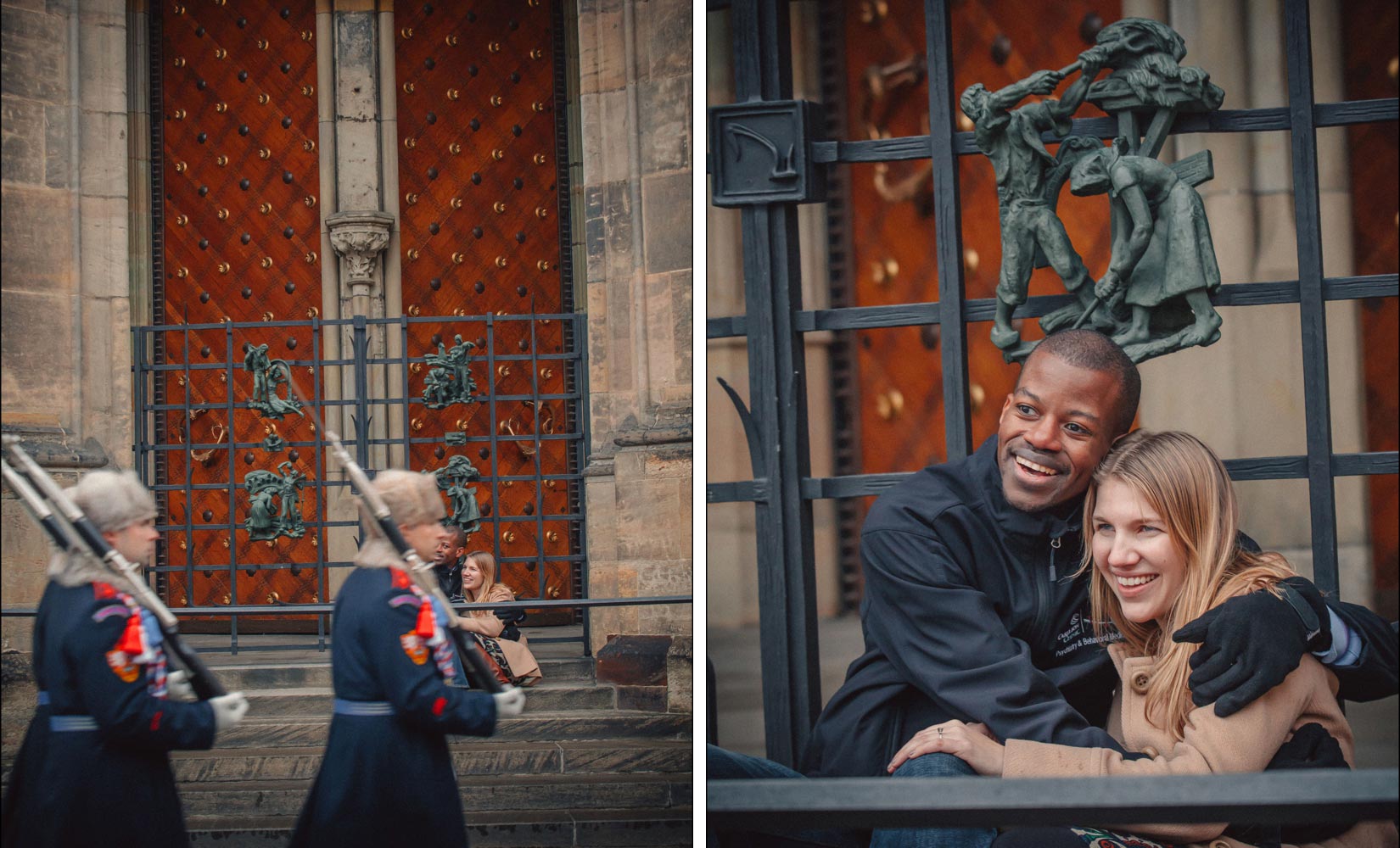 Prague Castle marriage proposal / J & F / portrait session