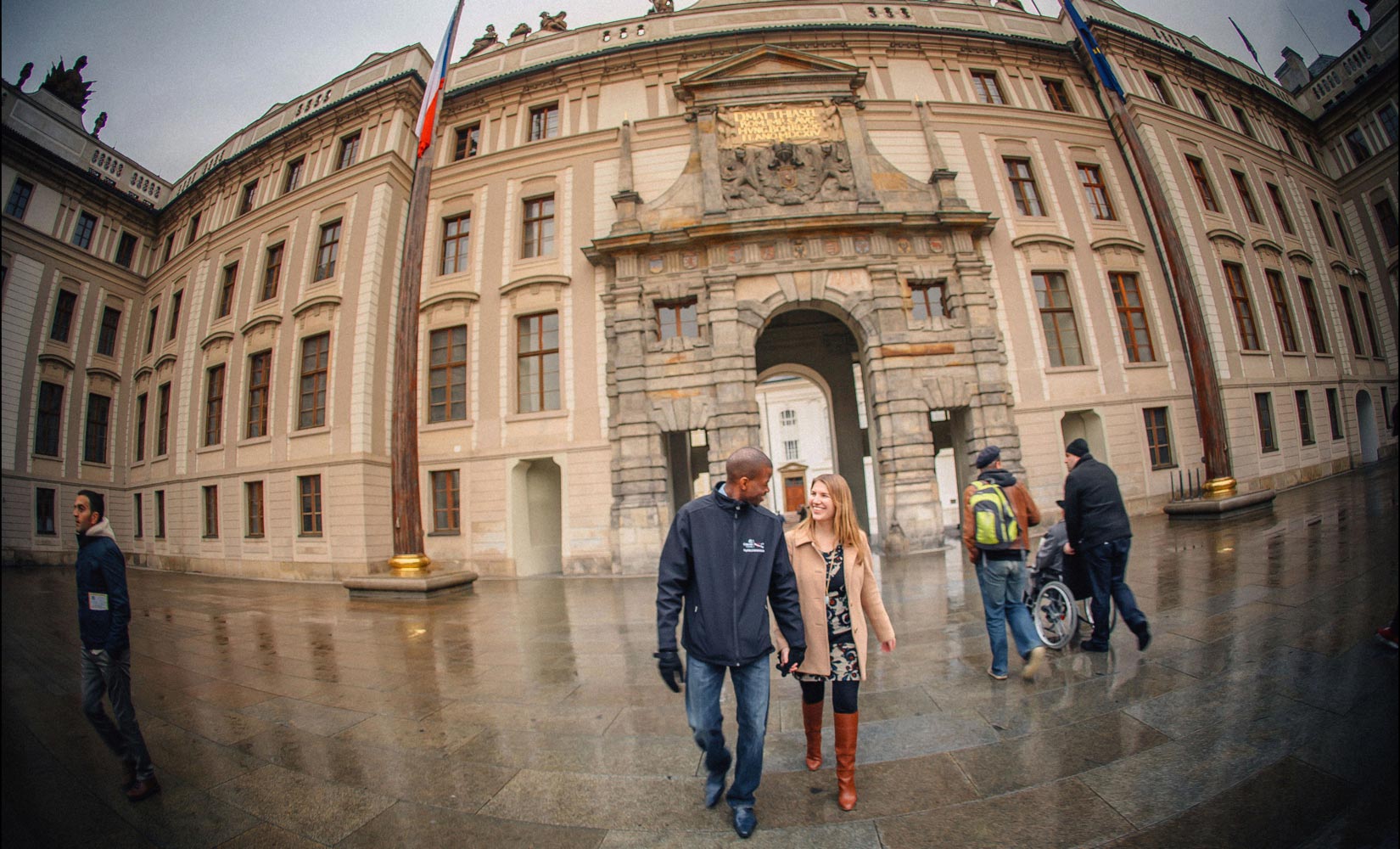 Prague Castle marriage proposal / J & F / portrait session