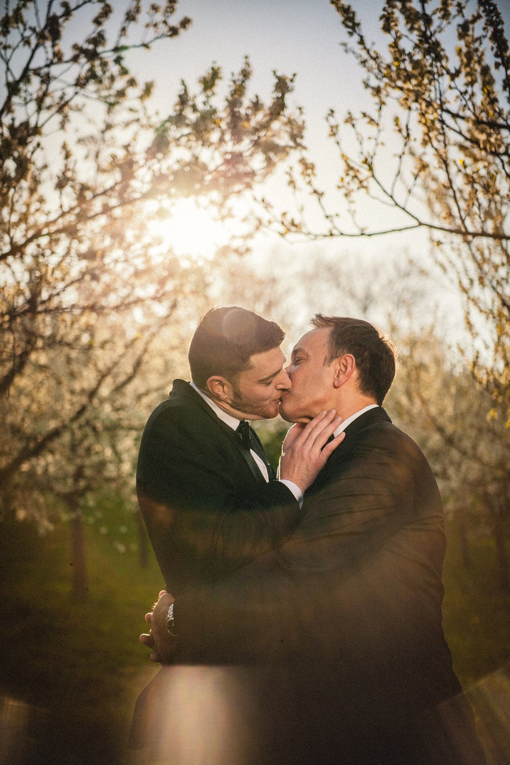 Graham & Wayne post wedding portrait session in Prague by American Photographer Kurt Vinion.