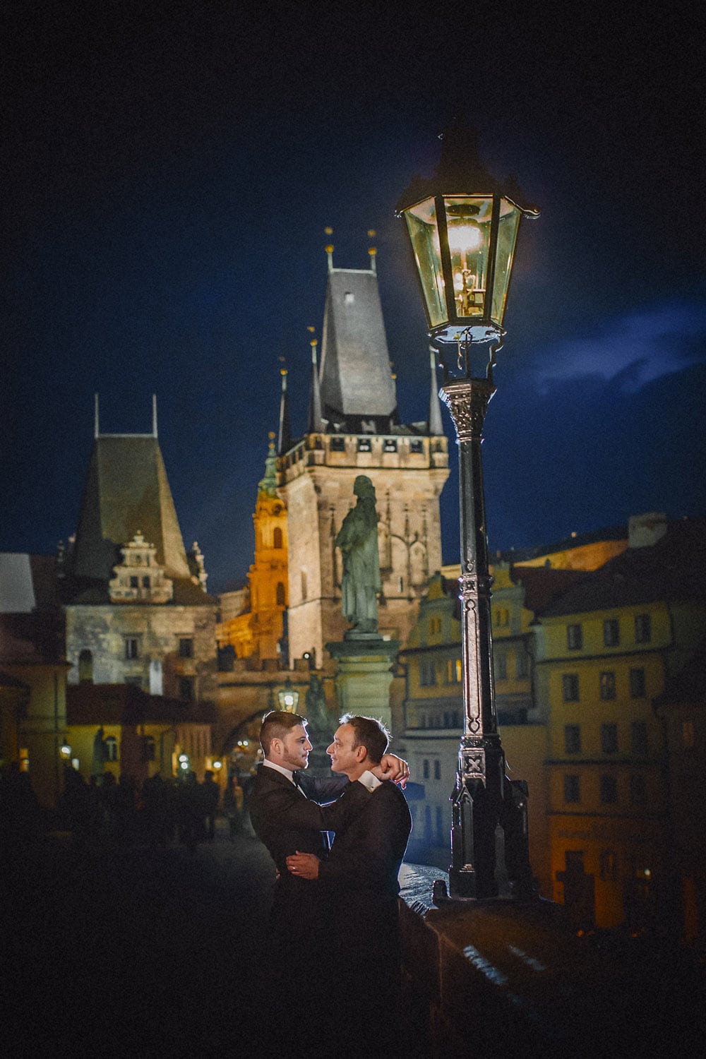 Graham & Wayne post wedding portrait session in Prague by American Photographer Kurt Vinion.