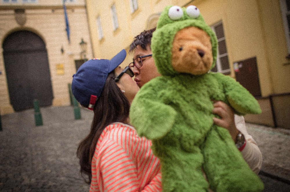 Dudu & Leo pre wedding portrait session in Prague by American Photographer Kurt Vinion. 