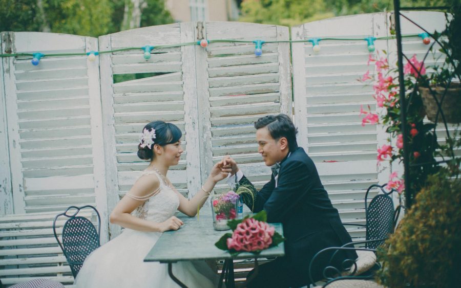 a summer pre wedding portrait session in Prague with C&L from Macau, by American photographer Kurt Vinion