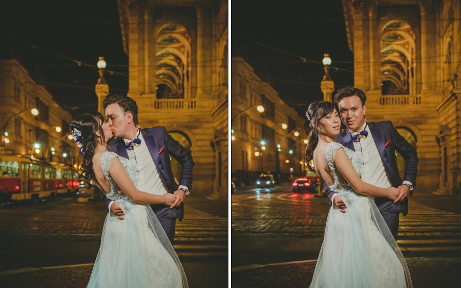 a summer pre wedding portrait session in Prague with C&L from Macau, by American photographer Kurt Vinion