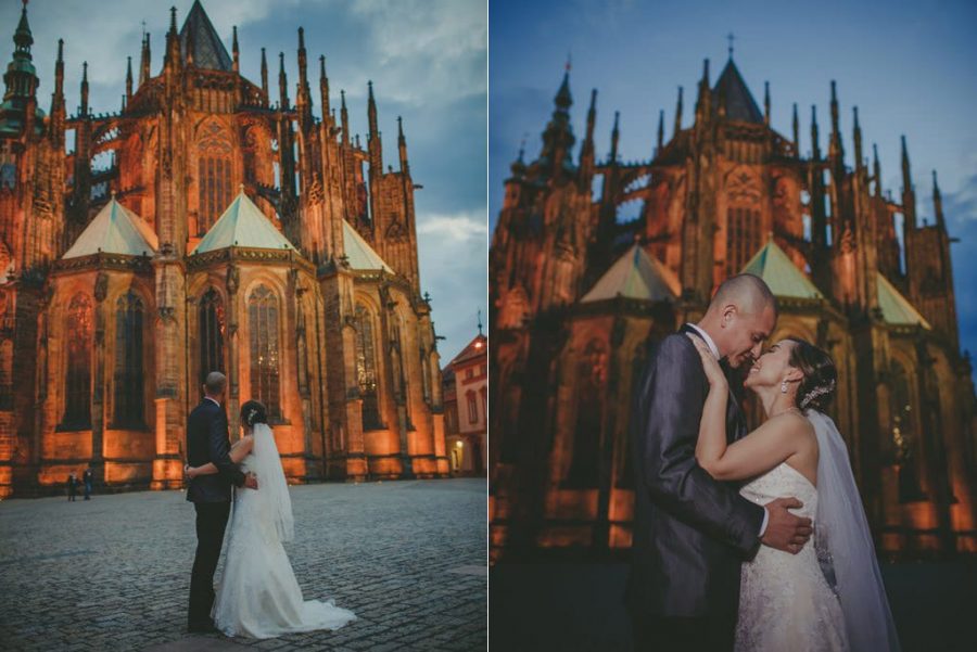 Prague weddings / J&J / wedding photos from Prague Castle / captured by American photographer Kurt Vinion