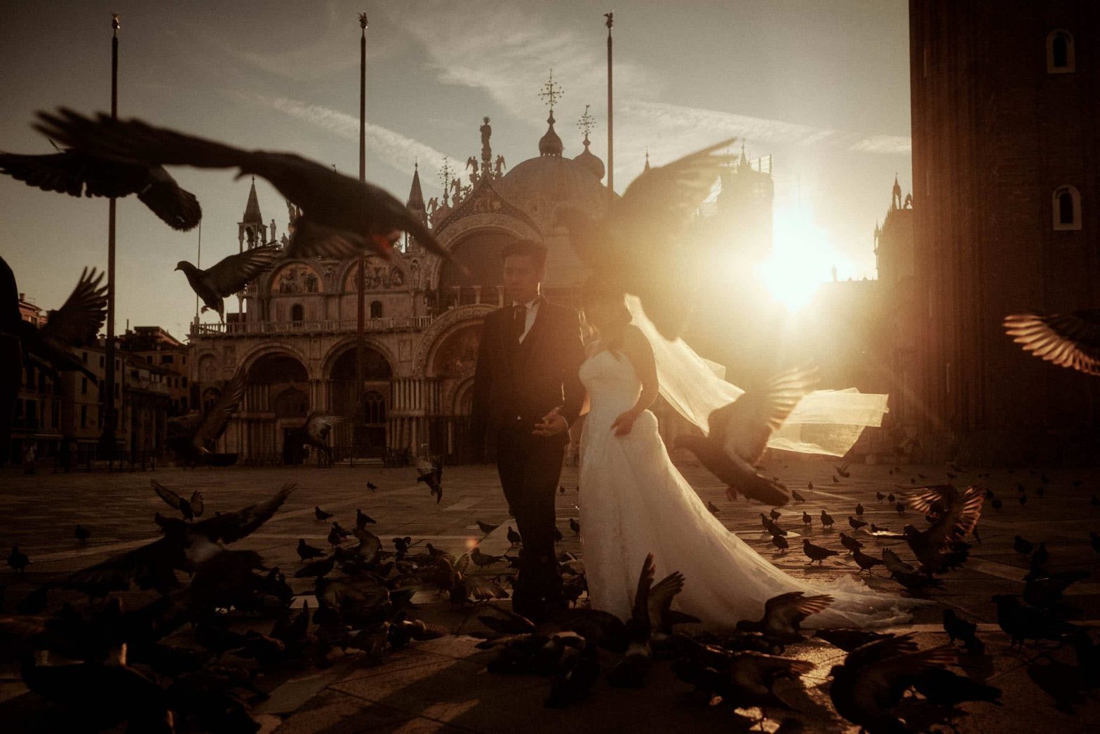 Venice sunrise portraits